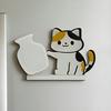 1/2Pcs Cat Whiskers Holder Refrigerator Magnet Cat Hair Miniature Vase Collector Container Pet Memorial Keepsake Decoration