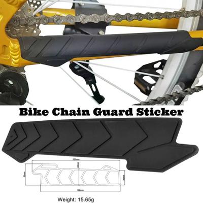 Silicone Bike Chain Sticker Bicycle Frame Protector Chain Guard Sticker Frame Guard Scratch Resistant Protector MTB Acssories