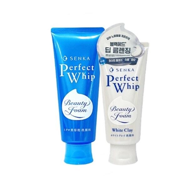 Perfect Whip Cleansing Foam Cleanser 150g + White Clay 120g Facial Wash 150g + White Clay 120g
