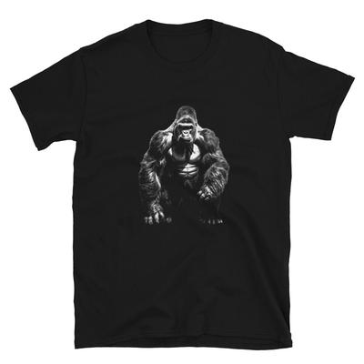 Maglietta Gorilla Silverback Design Re della Giungla Silver Back Maglietta Unisex