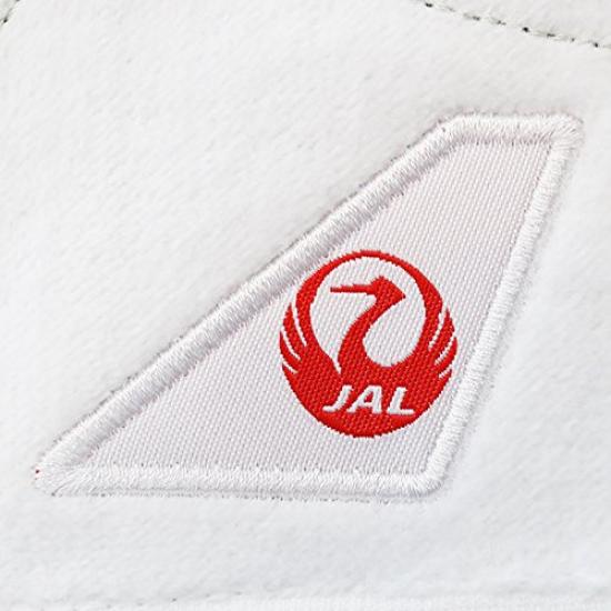 Marushin Hand JAL Japan Flight Fully 6205000400 Towel, Airlines, 25x25cm, Route, 100% Cotton, Embroidered,