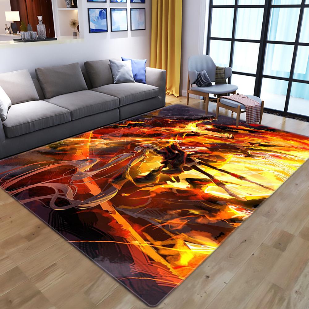 Living Room 3D Printed Carpet Floor Mat Bedroom Carpet Children'S Non-Slip Crawling Carpet Floor Mat