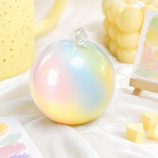 Wax Cracking Ball Squeeze Toy, Crispy Chocolate Ball Stress Relief Toy, Slow Rising Fidget Ball with Crackable Texture, Party Favors