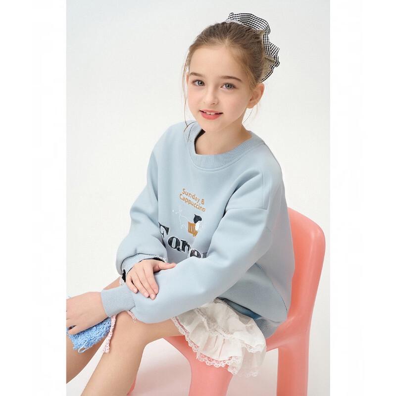 

Montagut 2026 Unisex Kids Round Neck Casual Sweatshirt 120