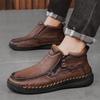 Large Size Martin Boots Men's Boots Short Boots Leather Boots Outdoor High Top Men's Shoes Casual Boots