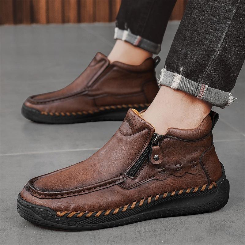 Large Size Martin Boots Men's Boots Short Boots Leather Boots Outdoor High Top Men's Shoes Casual Boots