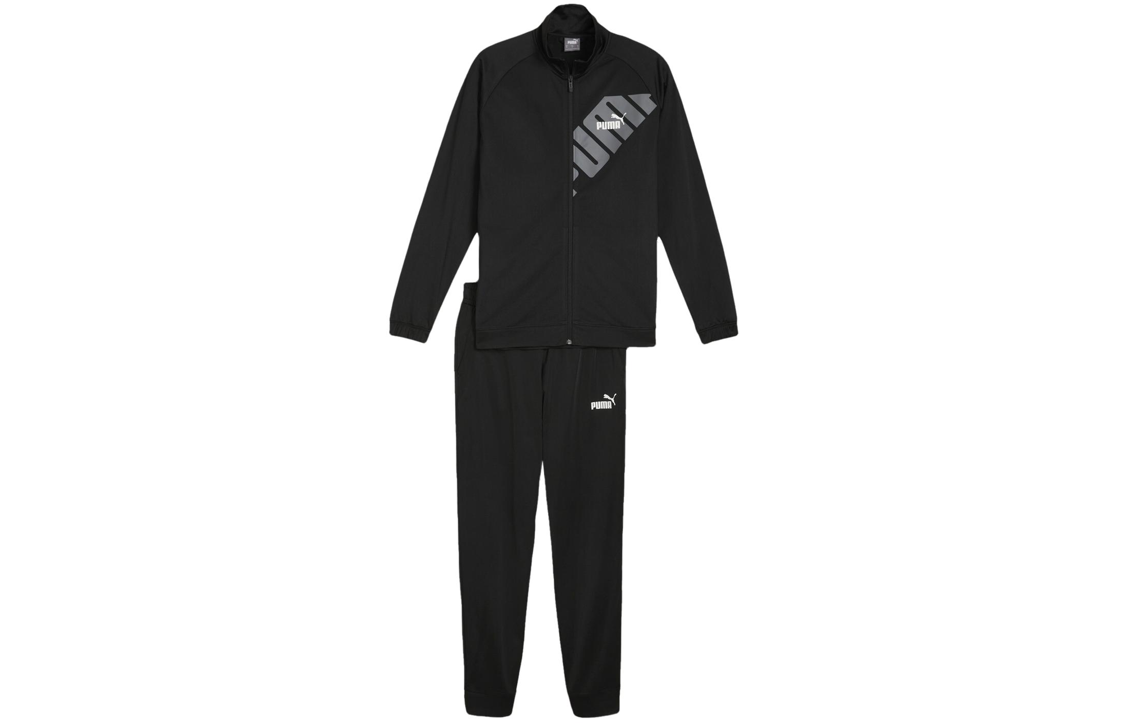 PUMA POWER POLY TRACKSUIT Casual Sportswear Men s Black 681296-01 L