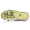 DISHINIMIQI x Li Ning Wave Canvas Hi Slip Resistant Abrasion Resistant High top Skateboard Shoes Women's Yellow Black AGCQ202-3