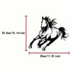 Equine Metal Wall Art Horse Decor Home Office Indoor Outdoor Metal Wall Hanging Horizontal Design Gift for Horse Lovers