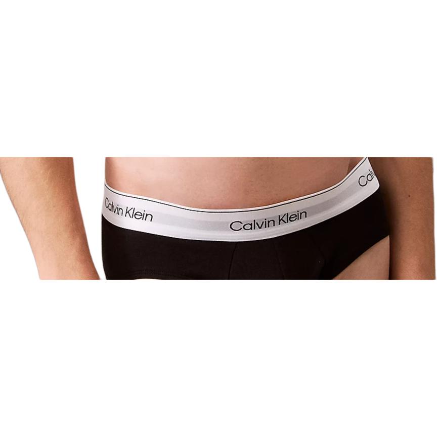 Calvin Klein Comfortable Solid Color Letter Waistband Mid-Rise Triangle Underwear Men Underwear 000NB3962A-MP1