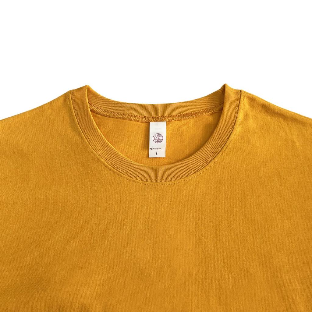 250g Weißes Verdicktes Baumwoll-T-Shirt mit Überschnittärmeln Übergröße Große Größe Locker Kurzärmelig Paar Kleid