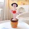 Electric Talking Cactus Toy Swaying Speaks Plush Toy Cute Kids Birthday Gift