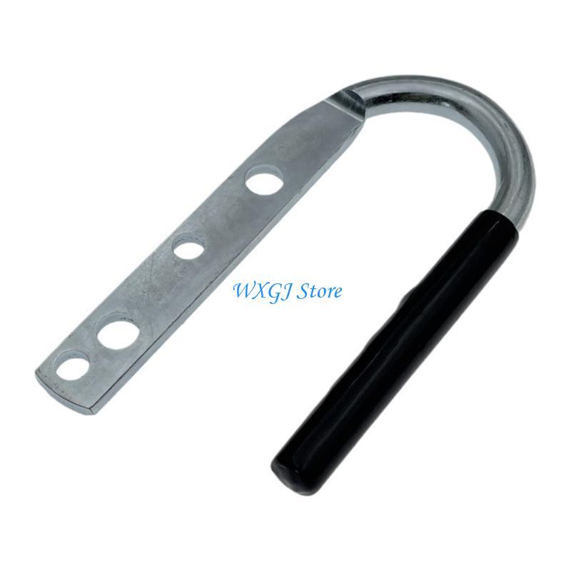 37JE Metal Rubber Handle Trailer Coupler Lift Handle Coupling Handler Connector