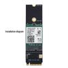 BE200 AX210 NGFF M.2 Wireless Card to NVME SSD Drive WiFi Adapter