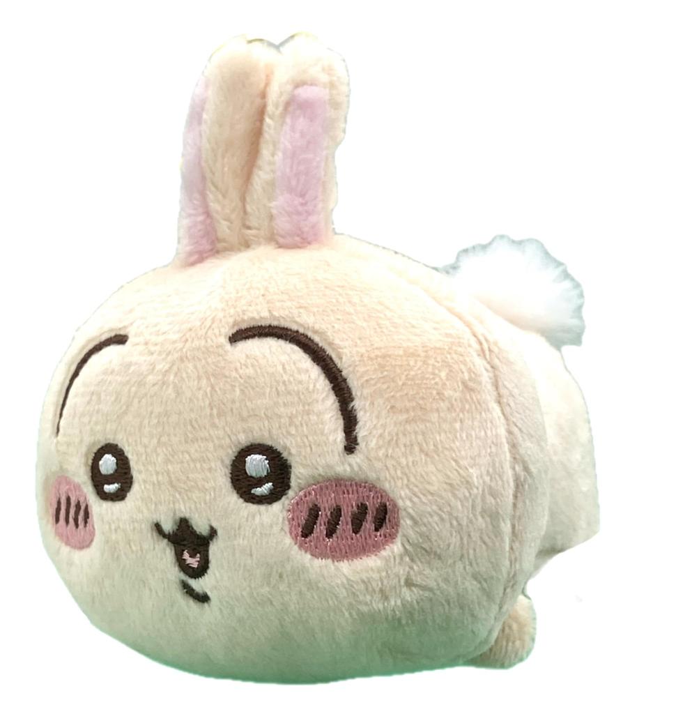 Chii.Kawa Lying Down MC Approx. 8.5cm Plush Toy (Rabbit)