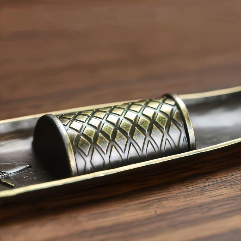 Fisherman Incense Holder Vintage Metal Fragrance Stick Burner Fishing Boat Incense Tray for Meditation Relaxatio Home Decor