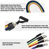 11Pcs/Set Pull Rope Resistance Bands Portable Fitness Equipment Ankle Strap Chest Expander Elastic Exercise Band