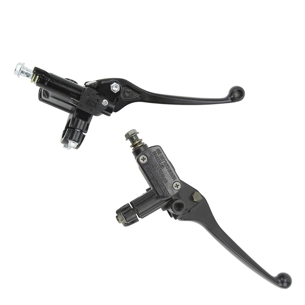 1 Pair 22mm 0.87in Brake Clutch Master Cylinder Lever Black for Gy6 50cc 110cc 125cc 150cc 250cc Scooter