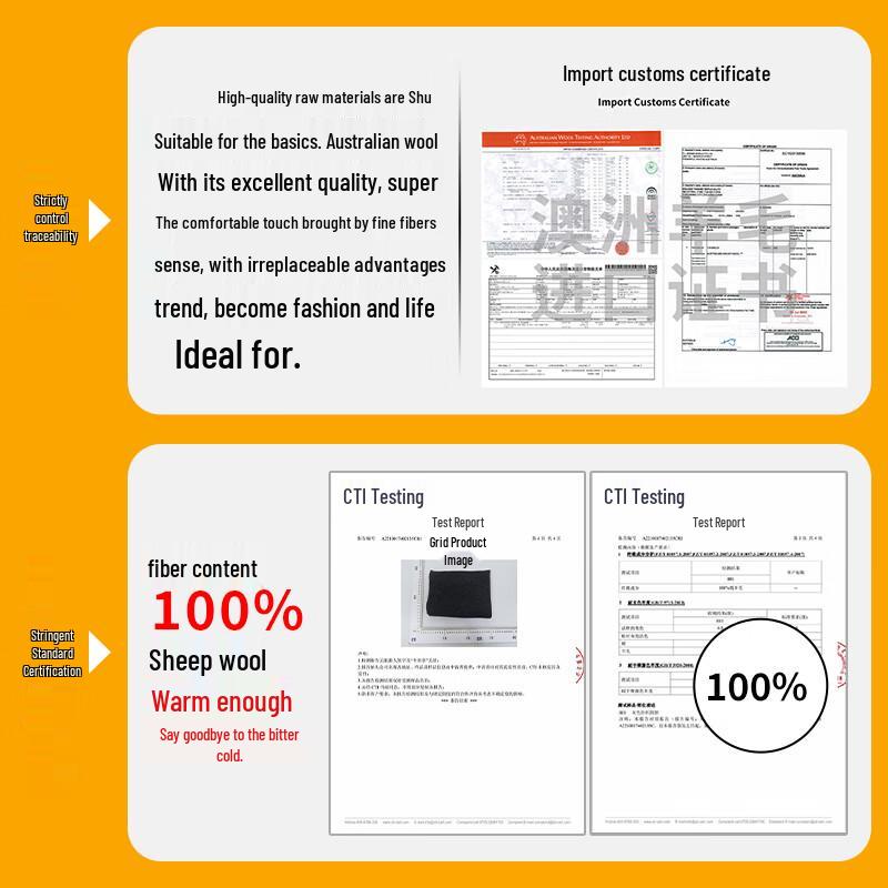 TUCANO Men's Pure Wool Winter Neck Warmer