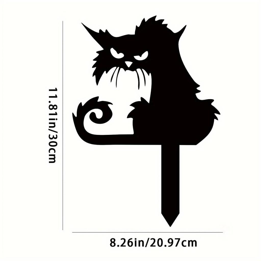 Cross Metal Ground Insert Sign for Garden Decoration