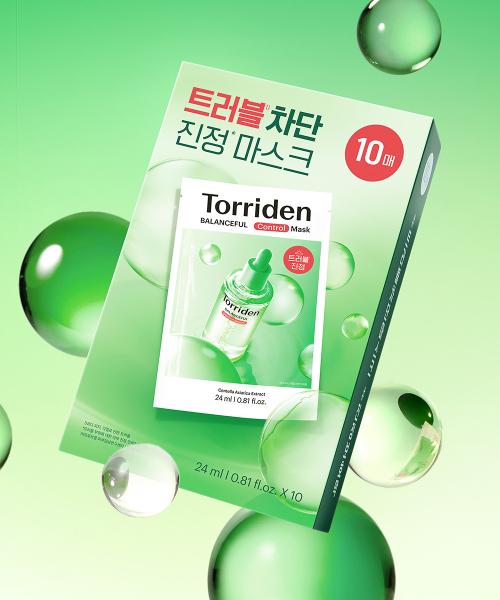 Torriden Balanceful Cica Control Mask 24ml (10ea) FREE