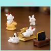 Cute Cartoon Animal Resin Miniature Decorations Adorable Garden Ornaments