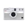 KODAK EKTAR H35N Half-Frame Film Camera, 35mm, Reusable, Focus-Free, Bulb Function, Built-in Star Filter, Coated Improved Lens (Single, Striped Silver