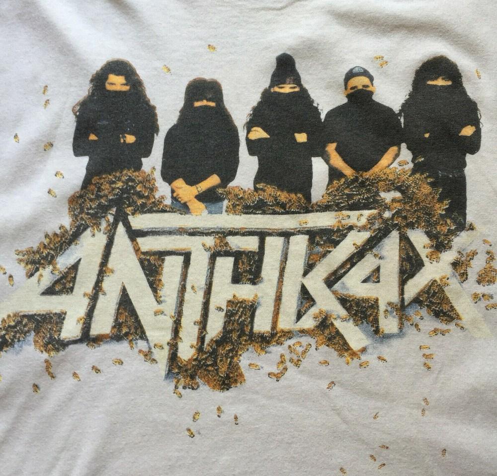 1991 Anthrax Vintage White Unisex Cotton T-Shirt S-234XL A109 Unisex T-Shirt XL