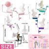 Imazy Yarn Cake Winder Spinner for Crocheting Hand Operated Ball Winders Machine for Knitting Crafting Knit Tool Supplies