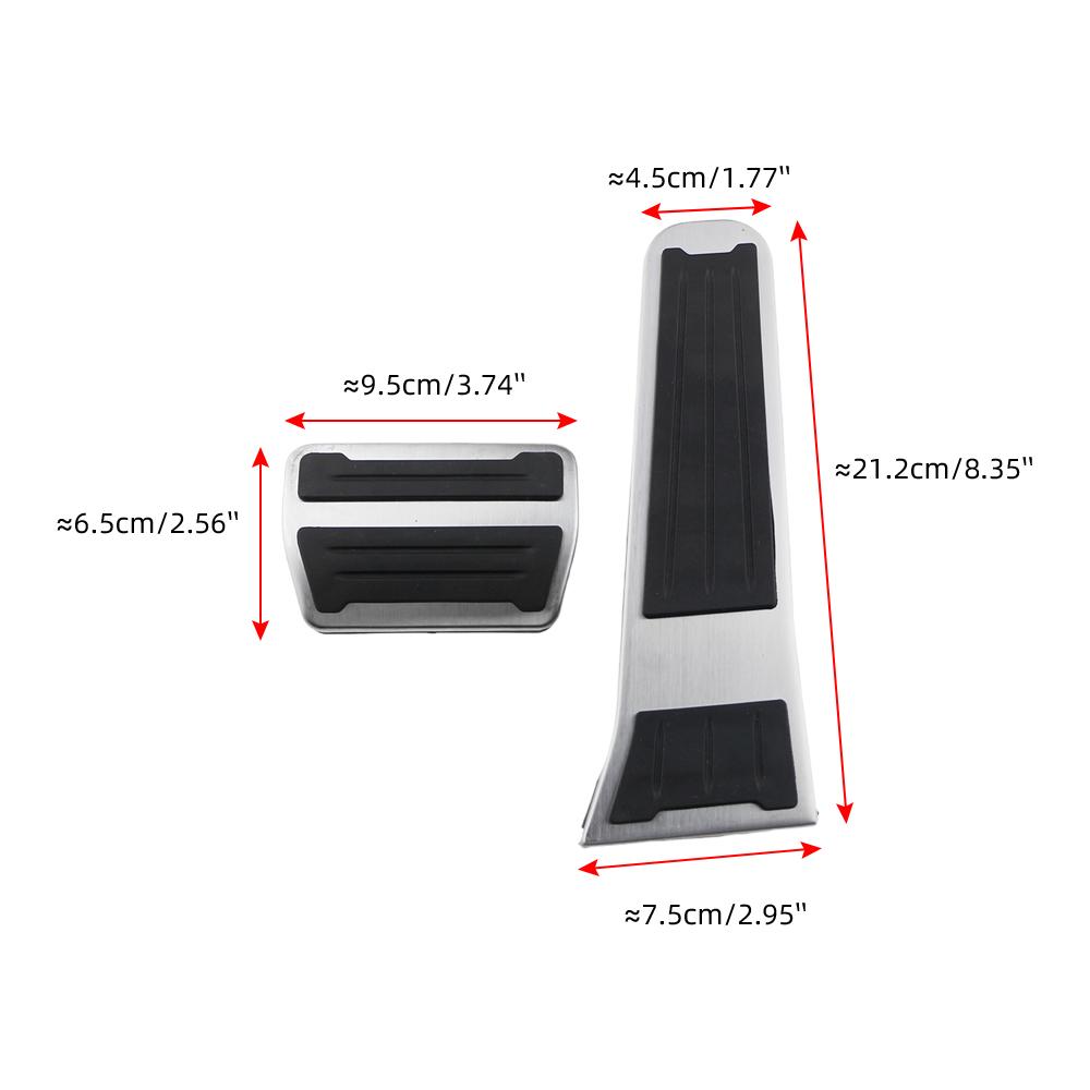 Car Pedal Cover for Ford Explorer 2020-2026 for Lincoln Aviator 2020-2026 Accelerator Gas Brake Pedals Pad Protector Accessories