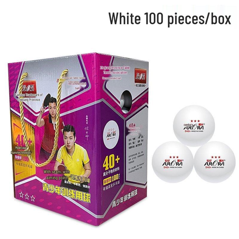 SHXIABS Pro 40+ Non-flammable Table Tennis Balls (100-Pack)