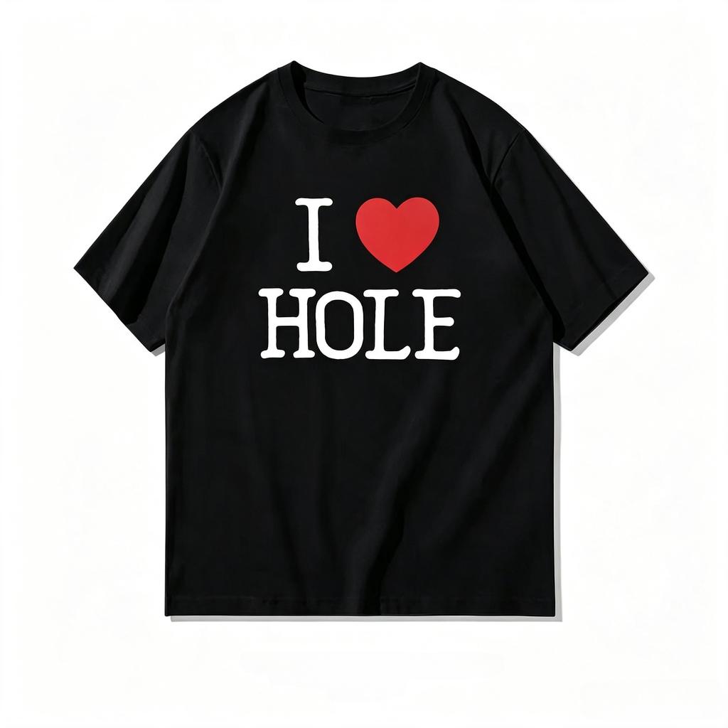I Heart Hole Dorohedoro Anime Shirt Unisexs Clothing Wounisexs Casual Cotton Printed T Shirts Summer Streetwear Camisetas Tops Tee