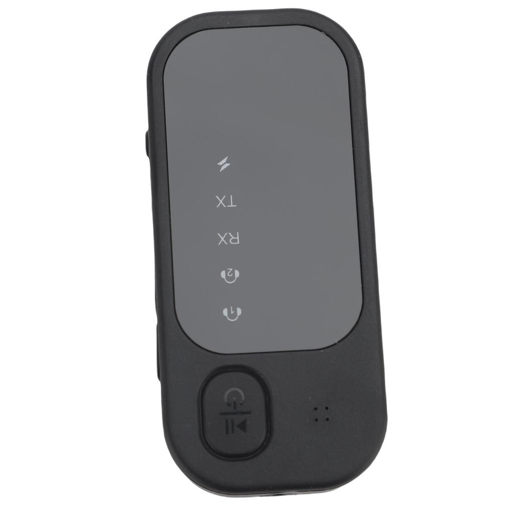 Bluetooth 5.4 Receiver Transmitter Noise Cancelling Clip On 2 In 1 Wireless Car Bluetooth AUX Adapter for 2 Headphones