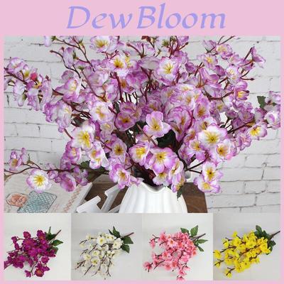 Gorgeous 43cm Artificial Plum Spring Blossom With 81 Heads For Home Garden Decor