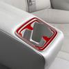 For Toyota Camry 2015 2016 2017 Carbon Fiber Rear Water Cup Holder Panel Trim Cover Car Interior Decoration Sticker Accessories