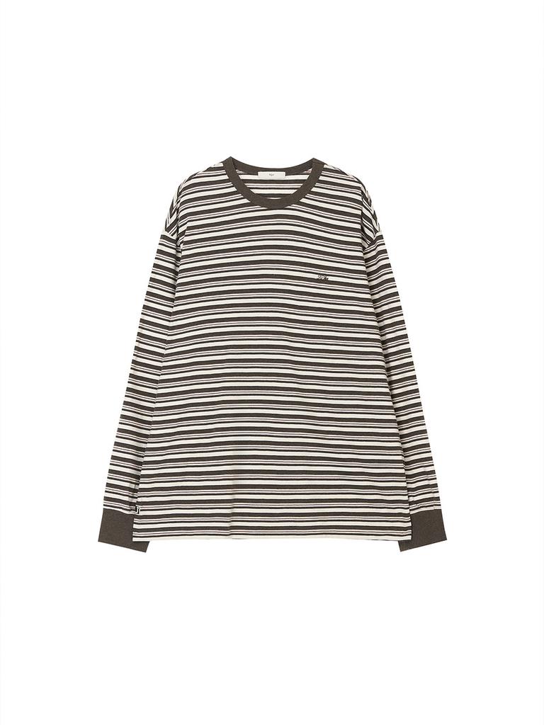 Gijunmaen Fresh Border Long Sleeve Tee Ivory