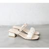 Women's Summer 2025 French Style Chunky Heel Sandals: Mid-Heel Internet Celebrity Two-Wear Sandals and Slippers