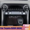 For Toyota RAV4 XA50 -   2024 ABS Central Control Adjustment Panel Decoration Cover Trim Sticker Accessories