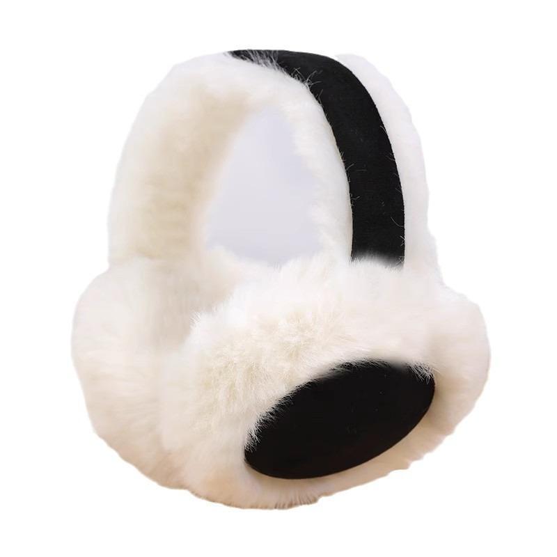 1PC Foldable Design Warm Earmuffs Winter Ear Protection Plush Earmuffs Cycling Protective Equipment Winter Supplies