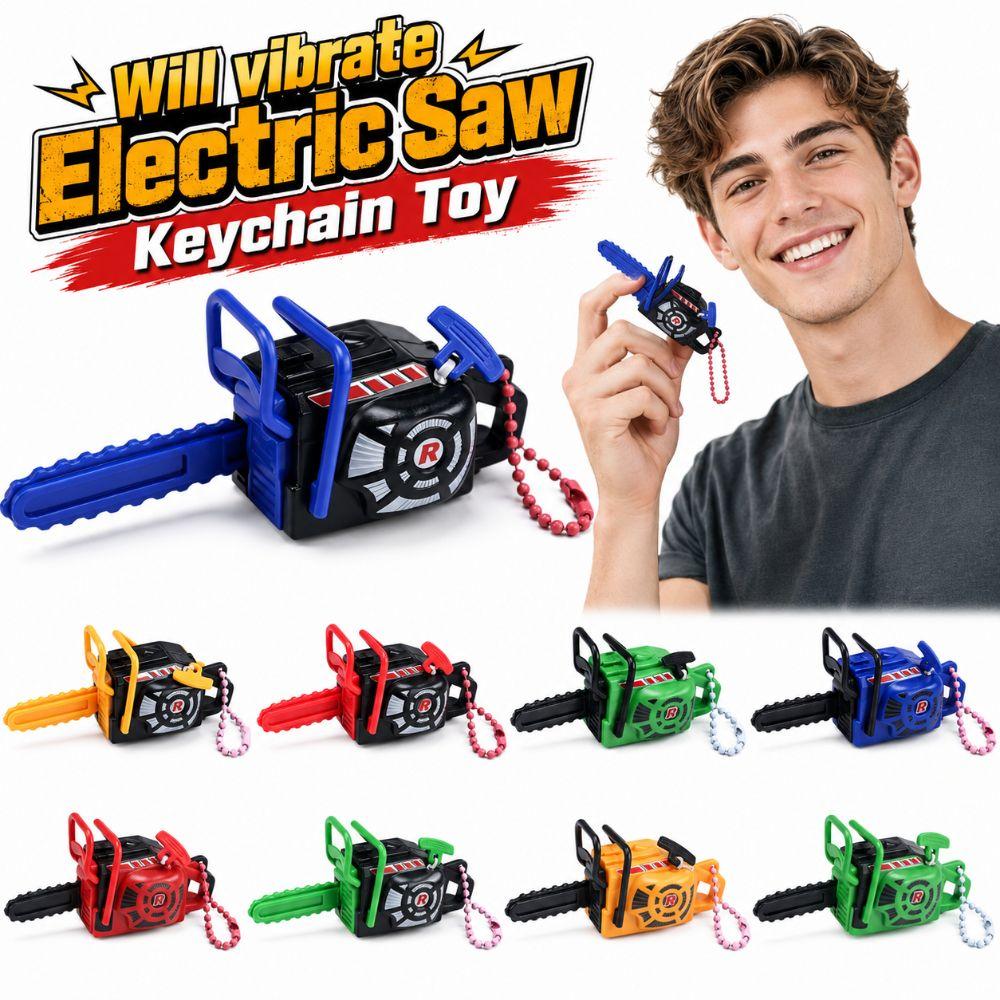 Plastic Power Saw Bag Pendant Pull Rope Logging Saw Toy  Gift Toy Key Decor