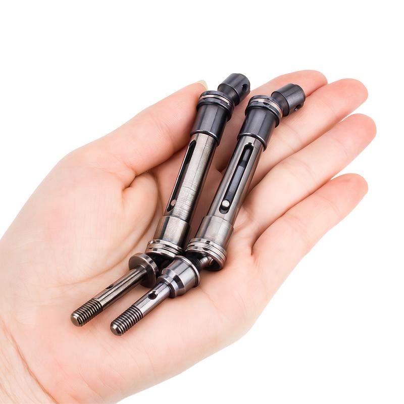 Steel CVD Front Rear Drive Shaft Set for 1/10 Traxxas Slash 4X4 Slash Rustler VXL Stampede 4X4 VXL Car Upgrade Parts