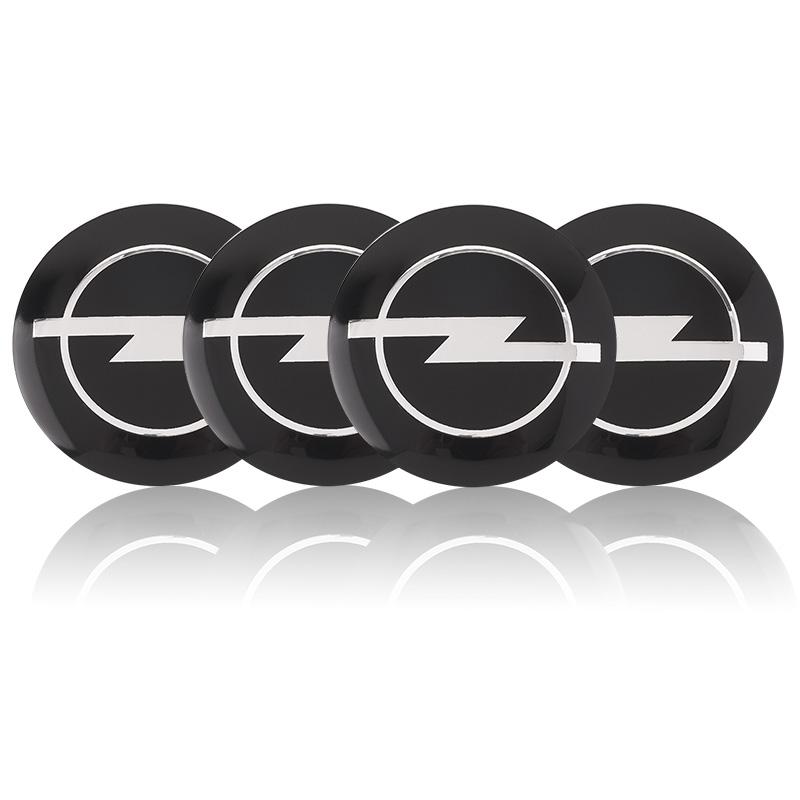 56mm 4pcs Car Wheel Center Hub Cap Badge Logo Sticker For Opel Antara Astra Insigni Mokka Corsa Mokka Vectra Opc Opcline H J K