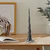 Burj Khalifa Tower Model Gray Alloy Miniature Dubai Tower Ornament Dubai Landmark Building Model