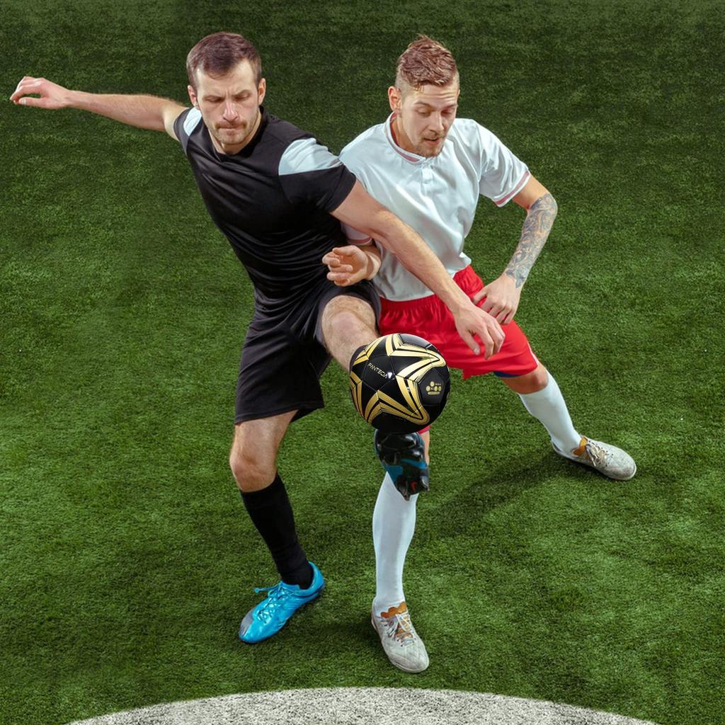 FANTECIA Fußball Größe Offizieller Spielball für Jugendliche und Erwachsene, 5, Ball,