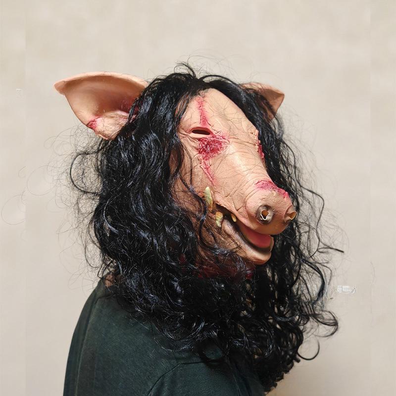 Animal Masks: Eagle, Rooster, Pig, Rabbit, Horse, Elephant, Crow, Tiger, Dinosaur, Pigeon, Wolf Headgear