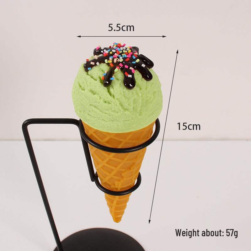 PVC Faux Ice Cream Cone for Display & Play
