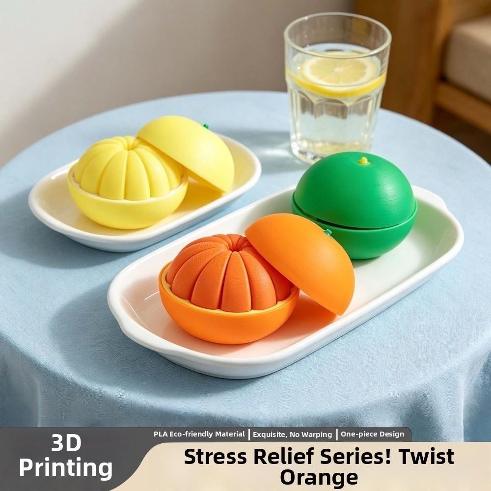 Deformation Balls 3D Printing Oranges Fruit Models Simulation Oranges  Gifts