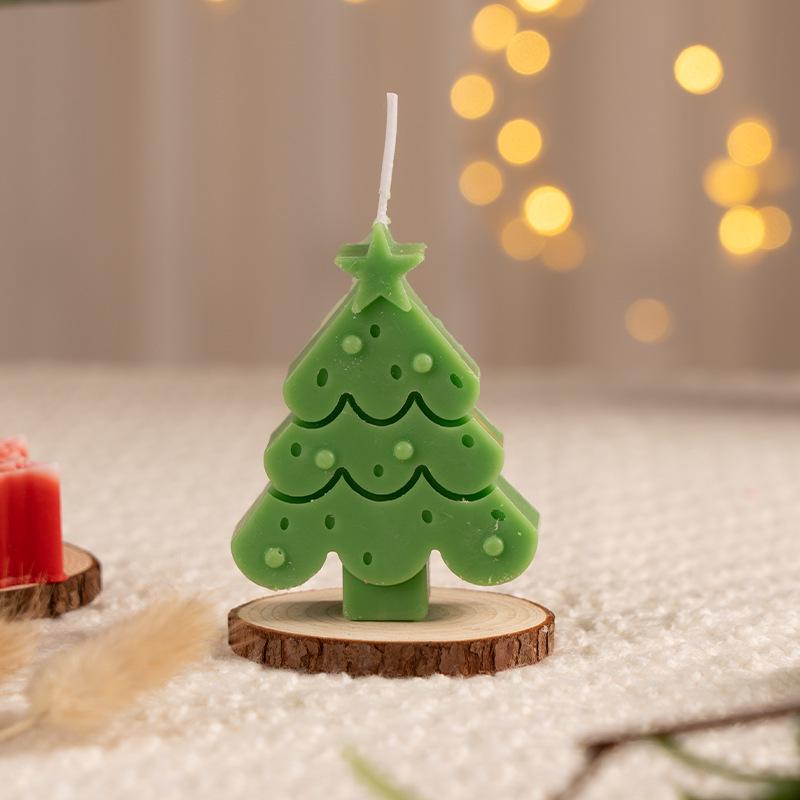 Christmas Tree-Shaped Scented Candle Ornament for Festive Decor