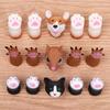 Washable Squirrel Dog Cat Finger Dolls random combination Props Hand Puppet