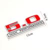OKM20 3D Metal Red Chrome 5.0 High Performance Car Rear Trunk Stickers Front Grille Badge Emblem for Ford Mustang Accessories